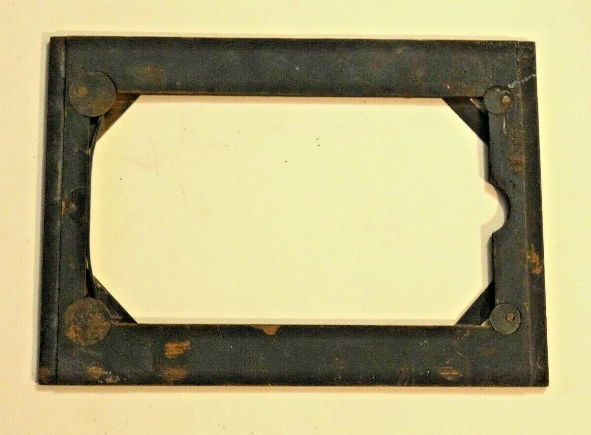 Antique 5 X 7″ to 3 1/4 X 5 1/2″ Glass Plate Insert Adapter – RARE!