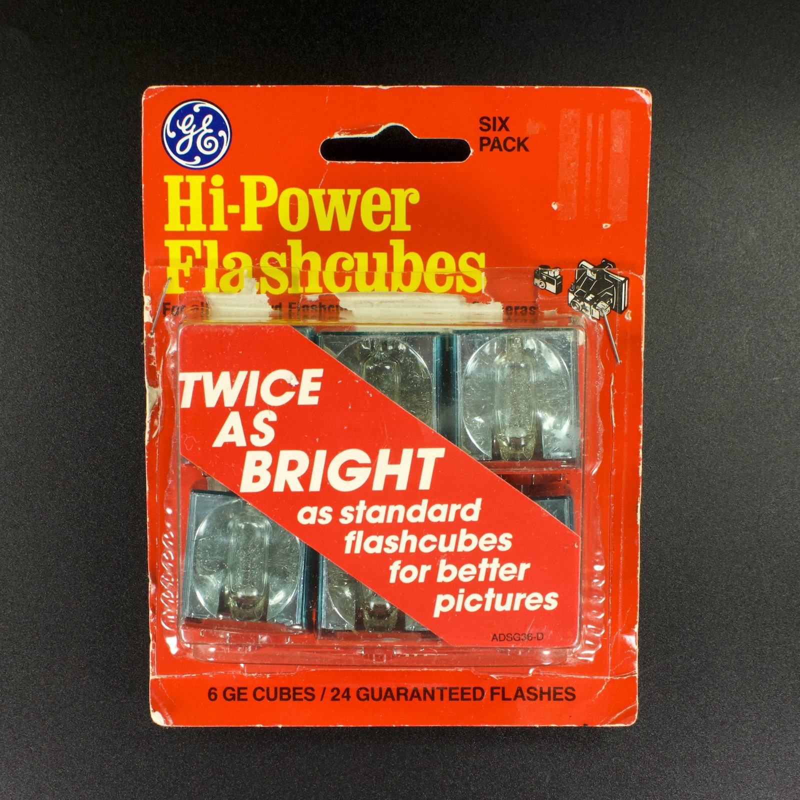 Flashcubes Hi-Power GE Six Pack Open Box Vintage 1963 24 Flashes