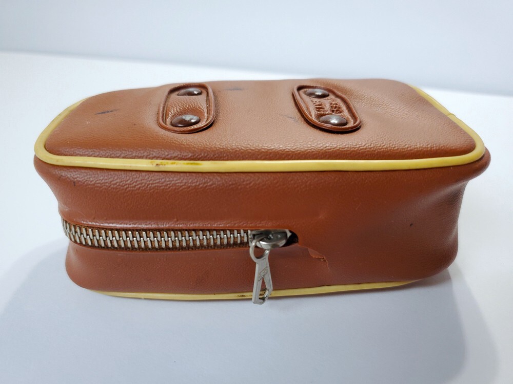 Vintage AGFALUX Flash with Case 35mm Camera Equipment Made in Germany ~ Untested