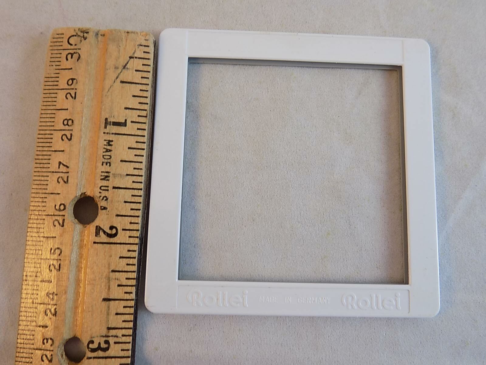 Rolleicord Film Mask for Film Plane 8×8 cm Rollei w/ Glass Panes