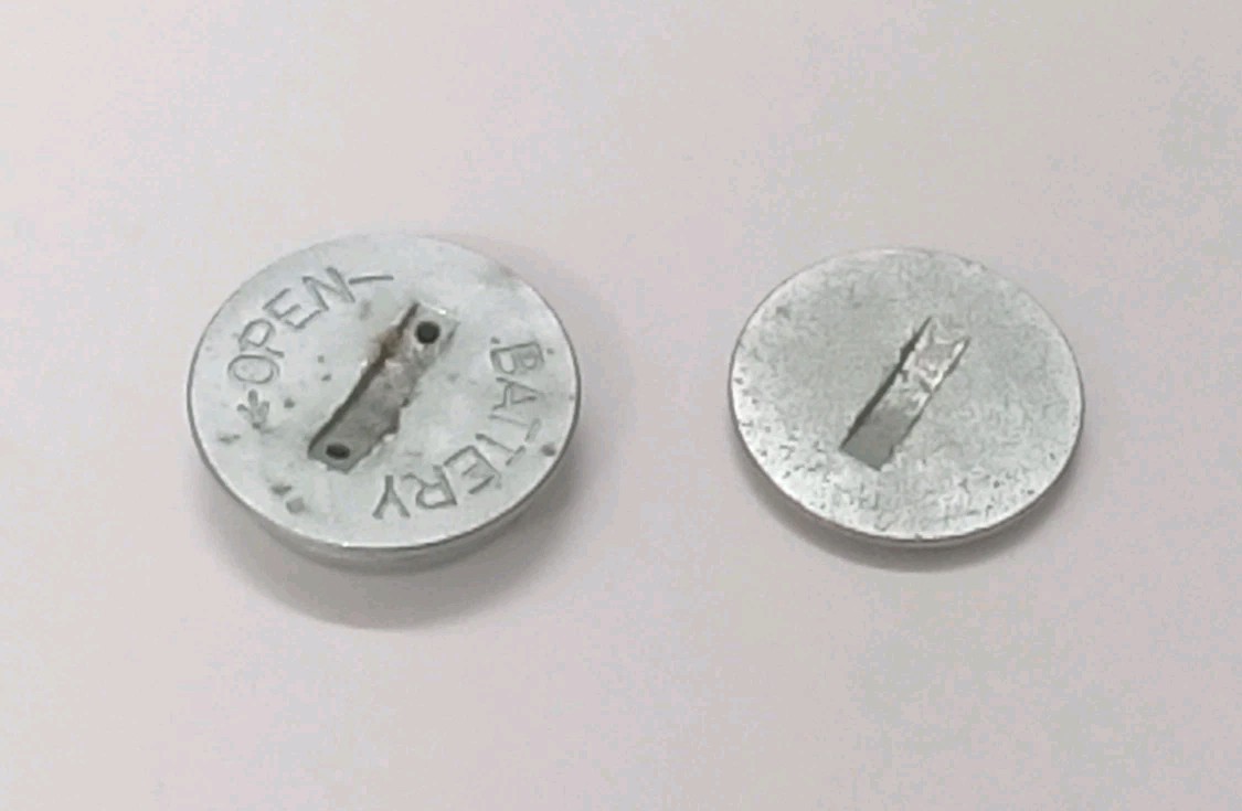 Pentax ME Battery Cap + Motor Drive Cap Original Used Spare Part.