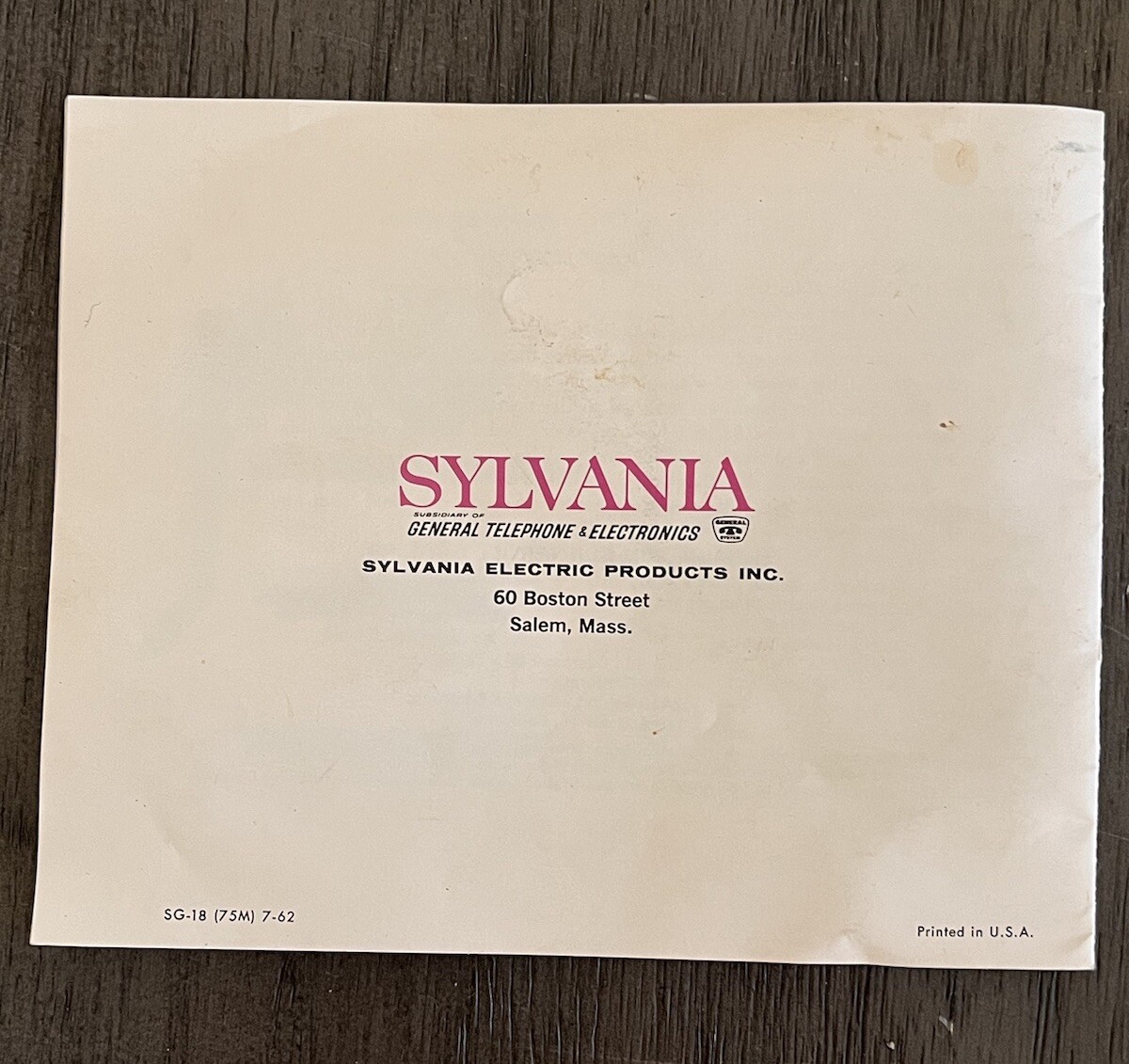 Vintage SYLVANIA SUN GUN II SH-55 Adjustable Movie Camera Light WORKS WELL