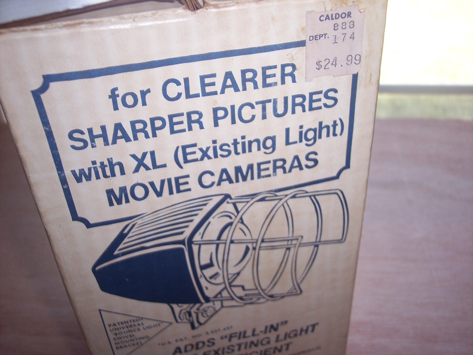 Vintage Harwood XR6 Movie & Video Light Excellent Working condition with manual