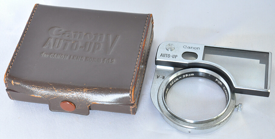 Canon Auto-Up V-II RF Close Up Focusing Lens, Canon Rangefinder Accessory