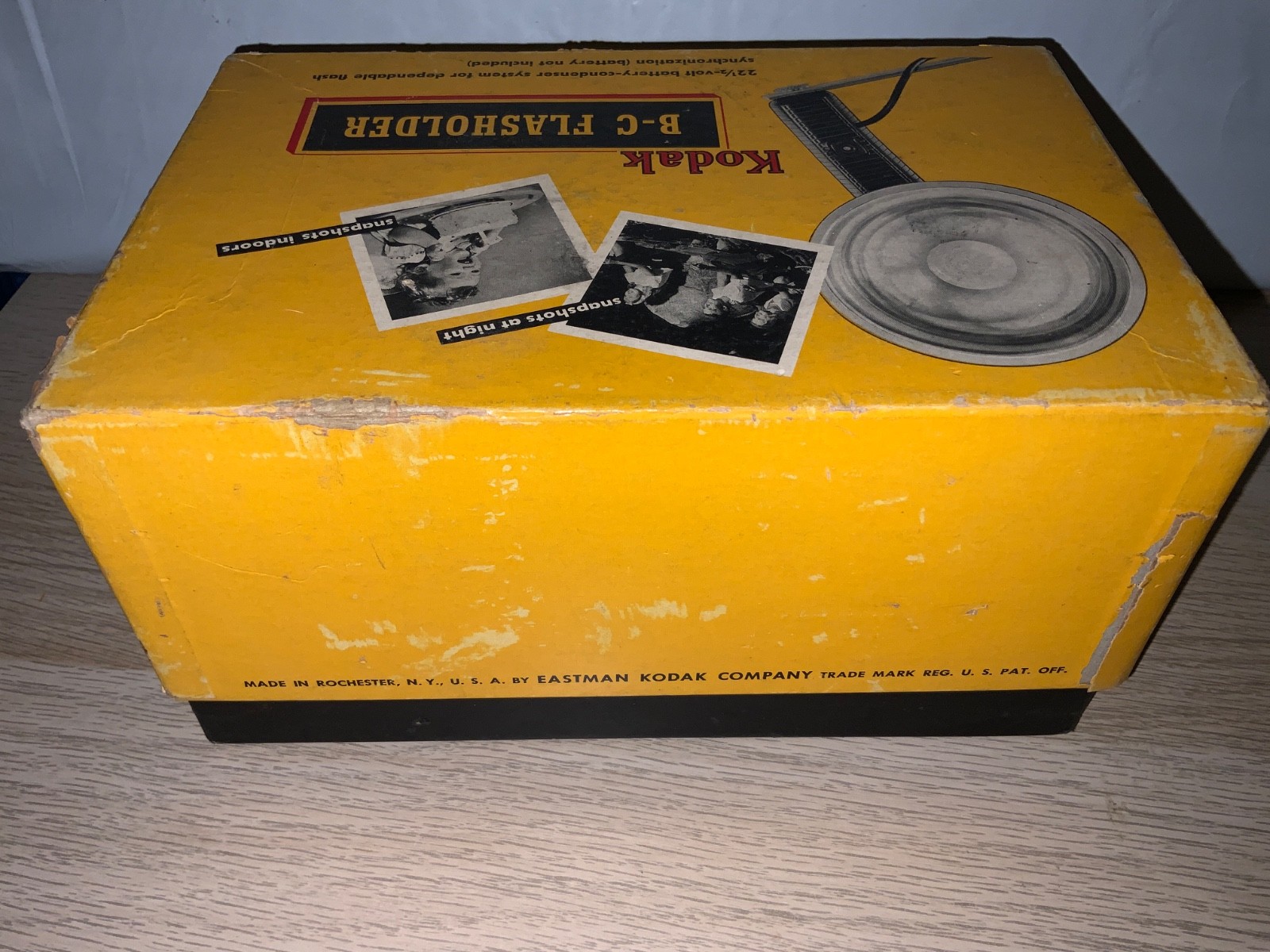 Vintage KODAK Standard B-C Flasholder with Bracket – Original Box