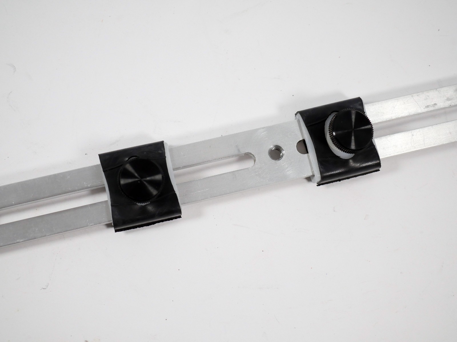 Custom twin Camera bar for 3D stereo photography 12″ sliding posts vertical