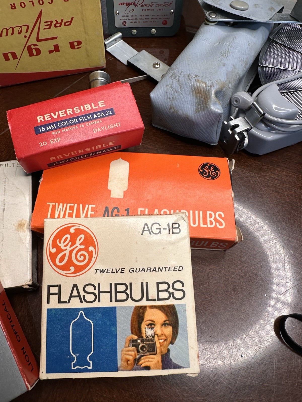 Lot of Vintage Camera / Photography Equipment / Accessories Honeywell Argus