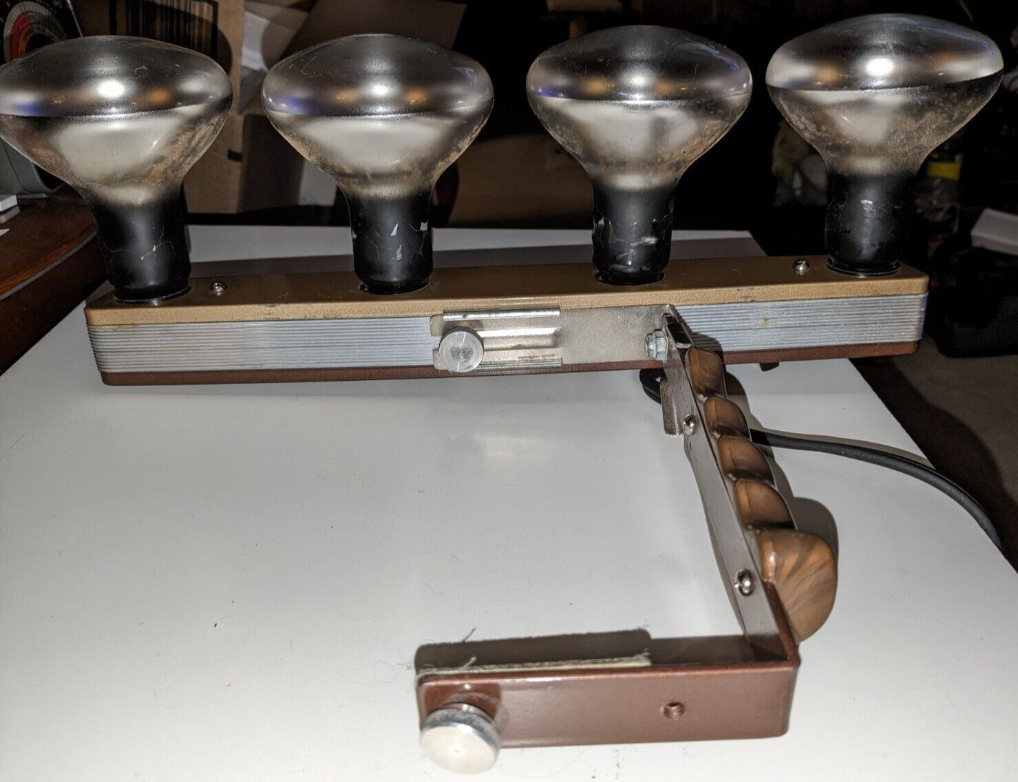 Vintage Art Deco Movie Light Bar Photography CKC 150 Chicago Kitchenware Metal