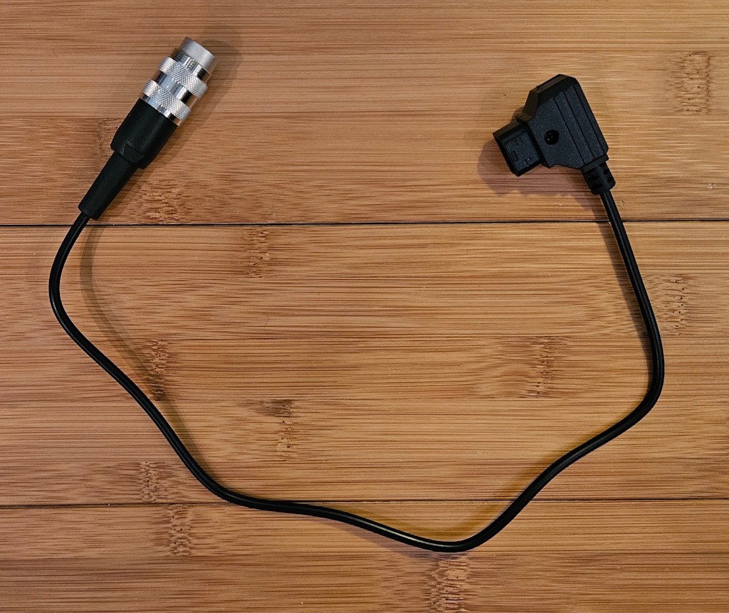 Bolex ESM 7-pin Power Cable, Unregulated D-Tap, ~45cm (18″)