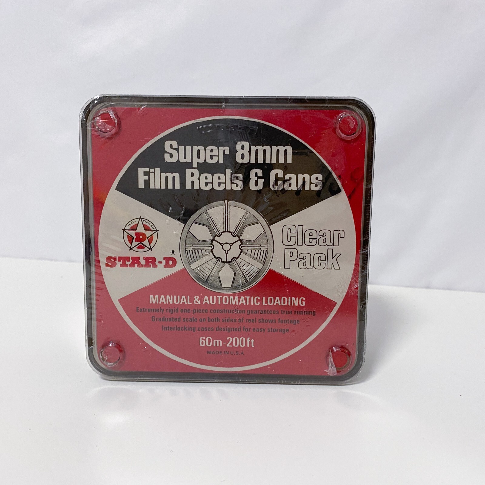 Vintage 3-Pack of STAR-D Dual 8mm Film Reels & Cans – NEW/SEALED