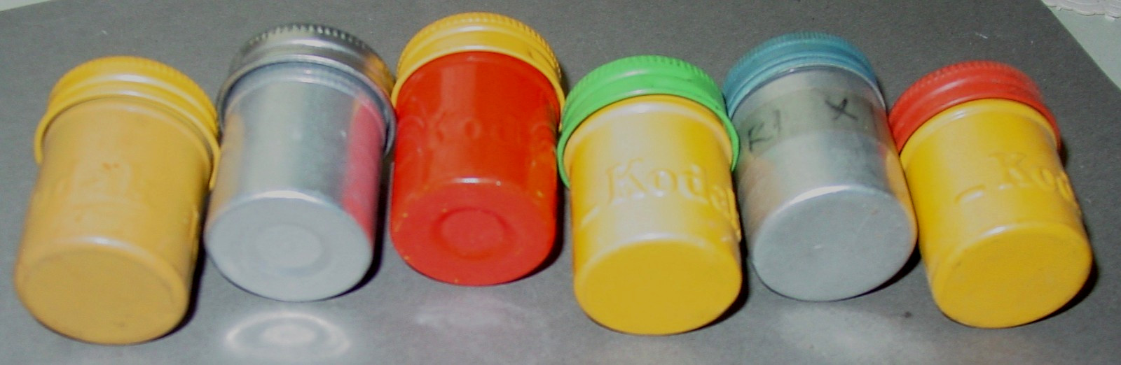 Vintage KODAK Film Canister Tins Mixed Lot Dark Room Developing Art Parts Supply