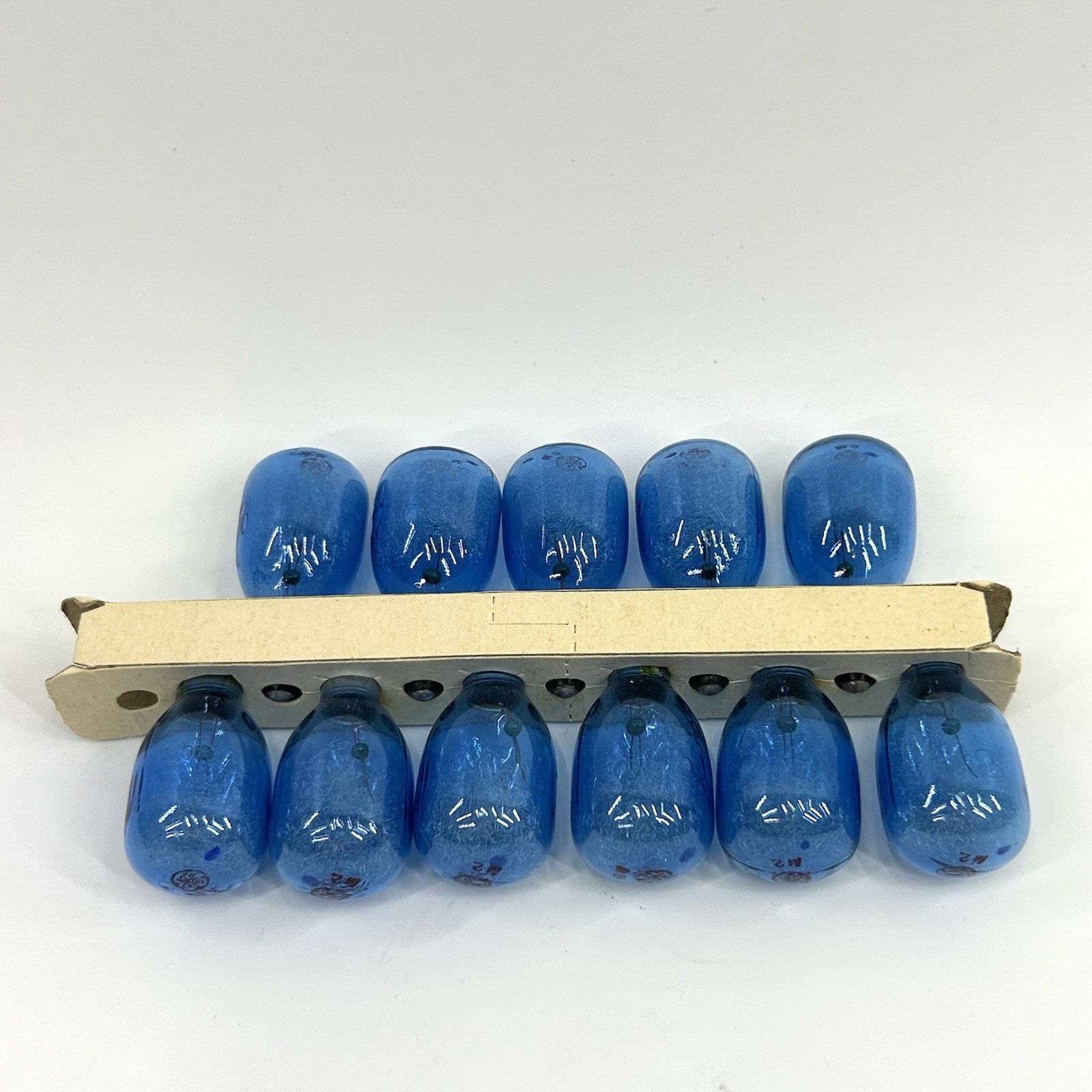 Vintage GE Blue M2B Flashbulbs – 11 Bulbs
