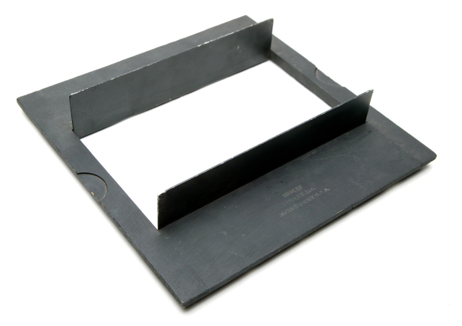 Graflex #7A Or 9A Diaphragm Back/Mask 2 On 8×10 Camera. SEE PICTURES.