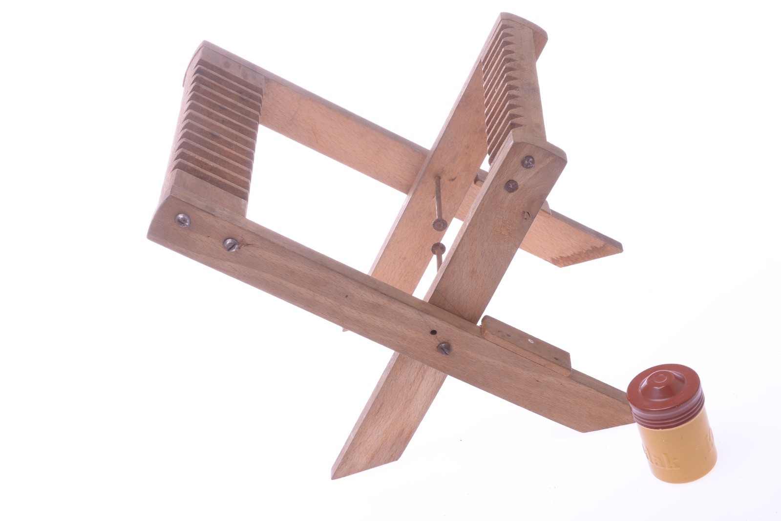 ✅ ANTIQUE WOOD DRYING RACK COLLODION WET GLASS PLATE 13X18CM, 5X7″