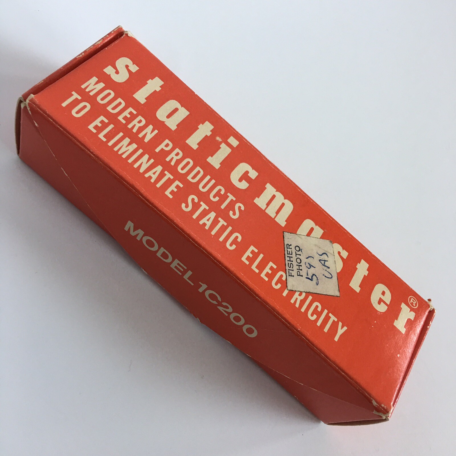 Staticmaster Model 1C200 Nuclear Products Record & Lens Cleaner 1976 Anti Static