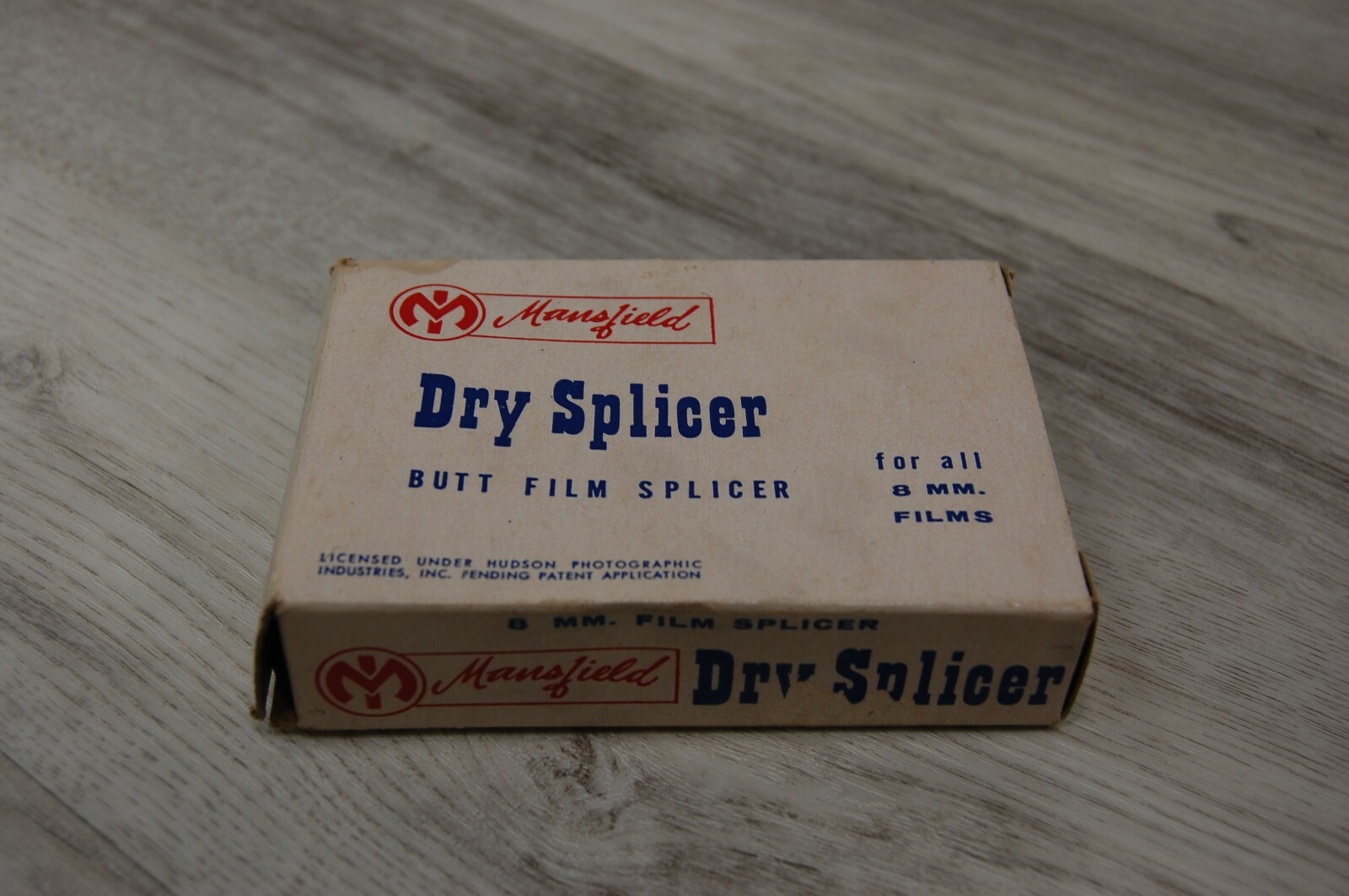 Vintage Mansfield Dry Splicer Butt Film Splicer for All 8MM Films /w Box Used
