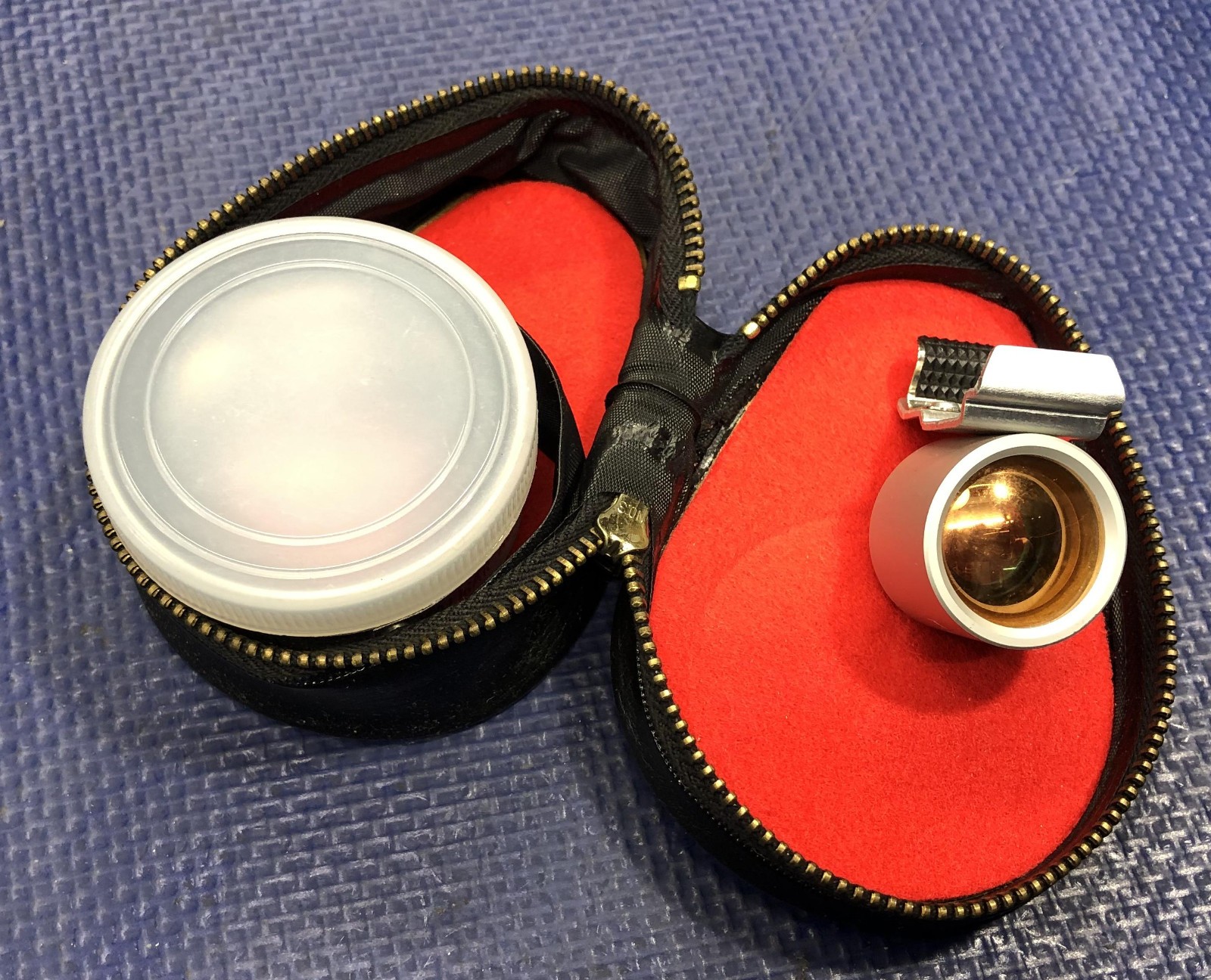 Kaligar Lens & Viewfinder in Case vintage Japan Polaroid Land Camera 250