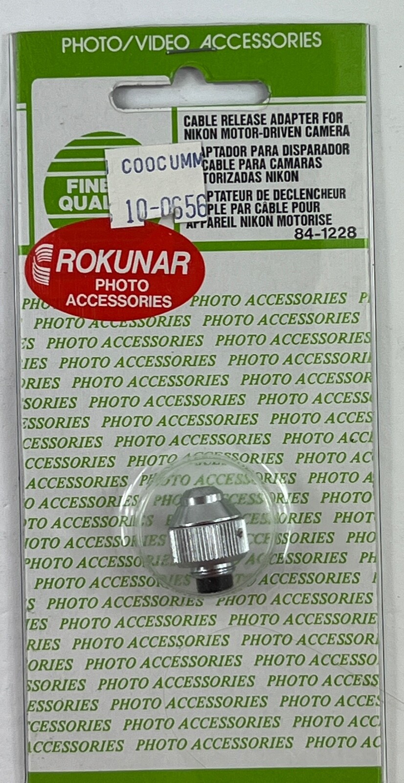NEW MOTOR DRIVE ADAPTER WITH STANDARD CABLE RELEASE SOCKET FOR NIKON NOS S1