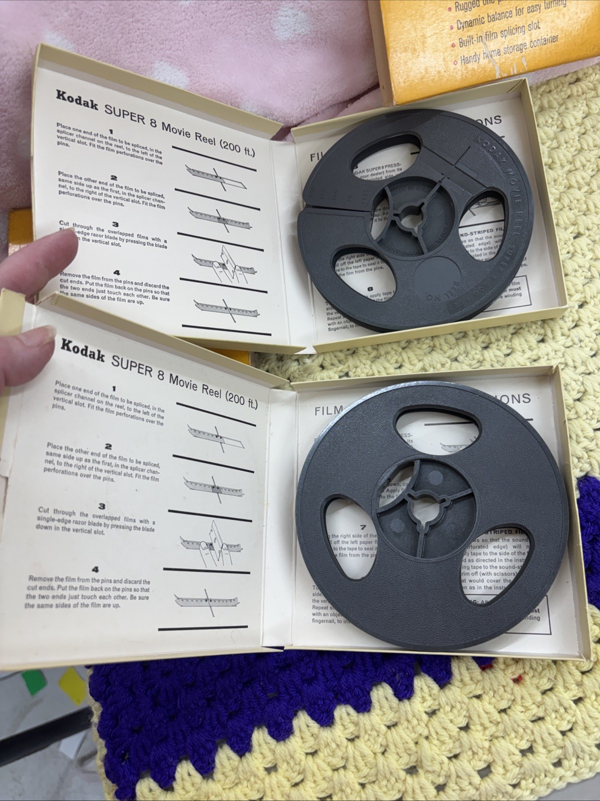 Vintage Kodak Movie Reels – Super 8 – 400 Feet – 7″ Diameter NEW IN BOX -#3