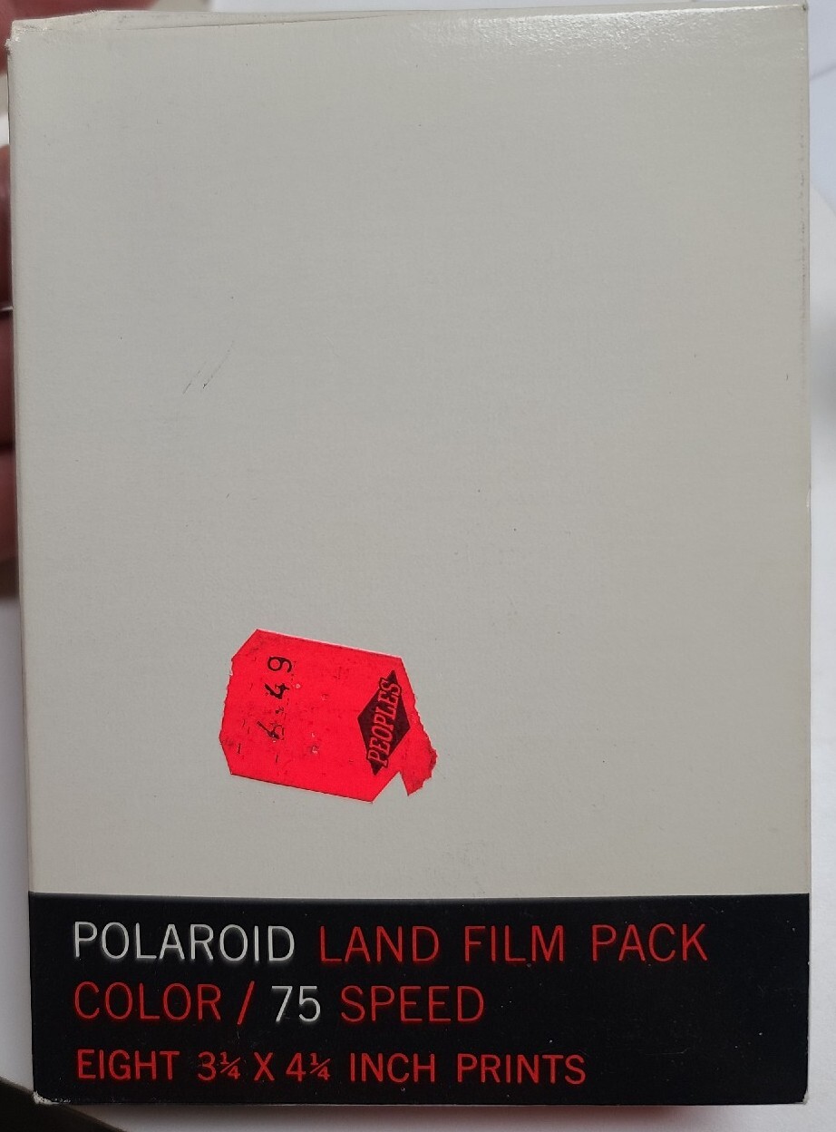 POLAROID LAND FILM PACK COLOR 75 SPEED 8 3 1/4 x 4-1/4 inch Prints SEALED Exp 70