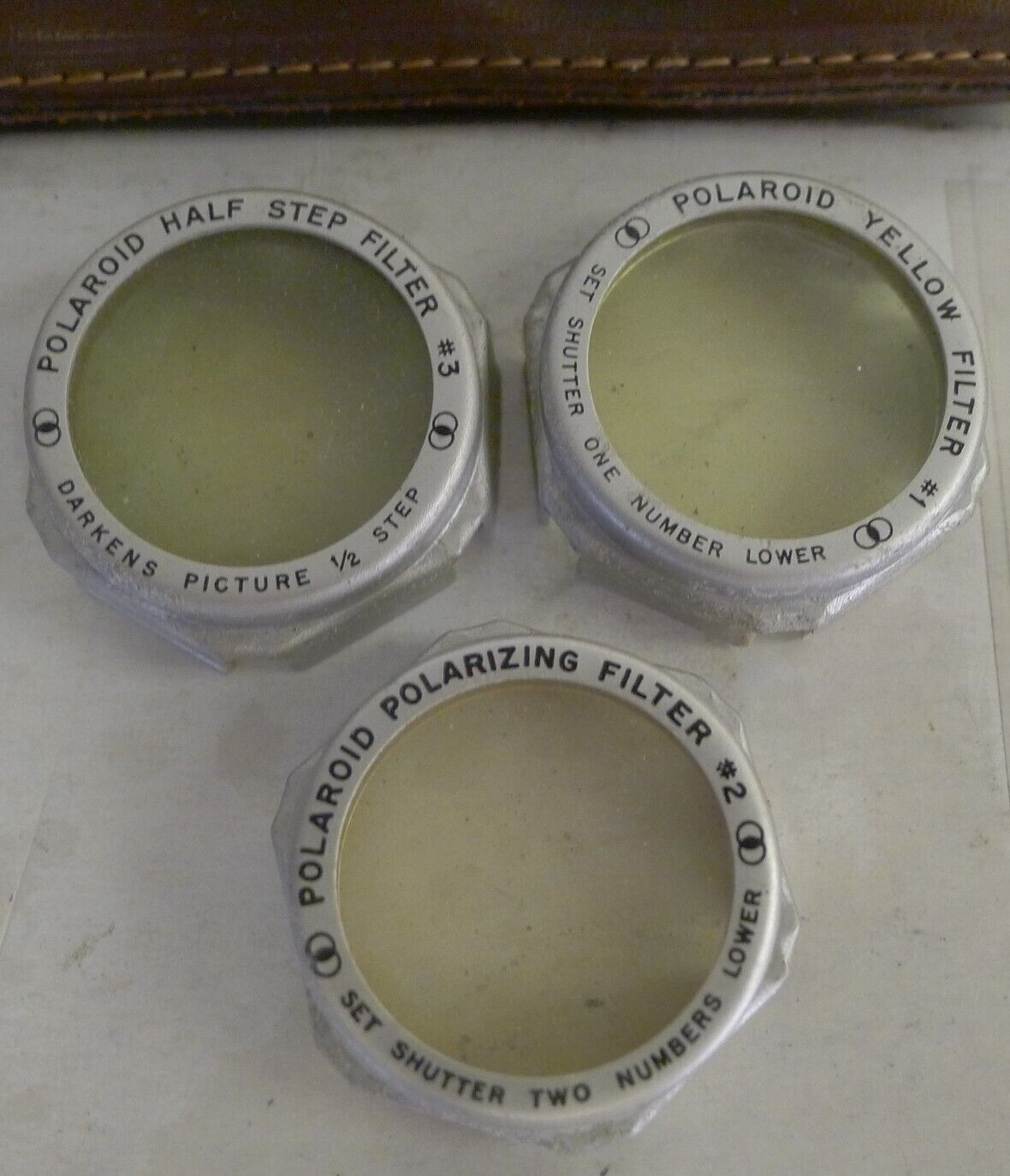 Polaroid Lens Shade No 545 31.5mm Metal With 4 Filters & 3 Close-Up Lenses -Vtg