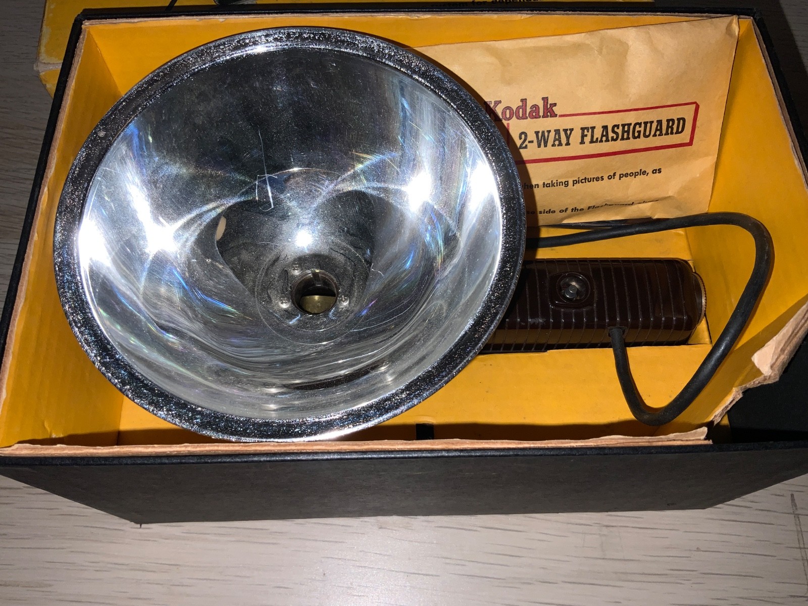 Vintage KODAK Standard B-C Flasholder with Bracket – Original Box