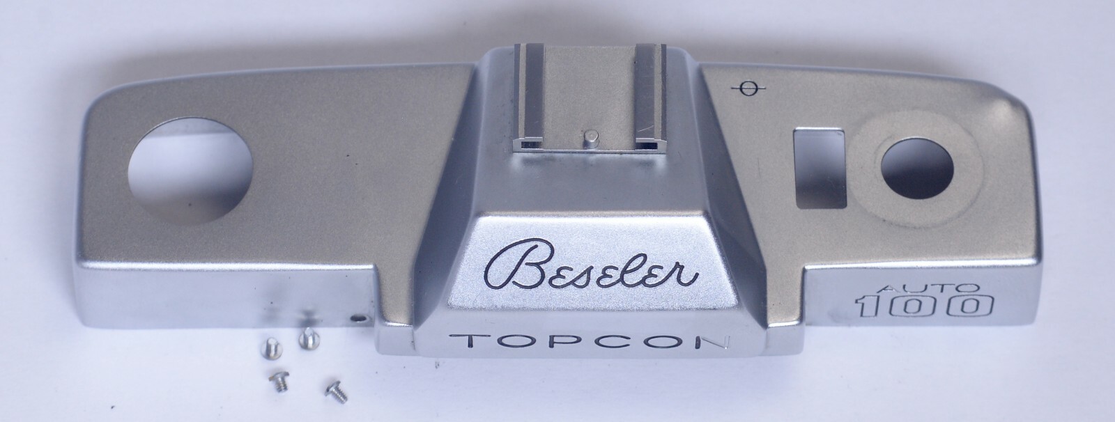 TOPCON Beseler 100 Top Cover w Screws Vintage SLR Film Camera Parts Kogaku Japan