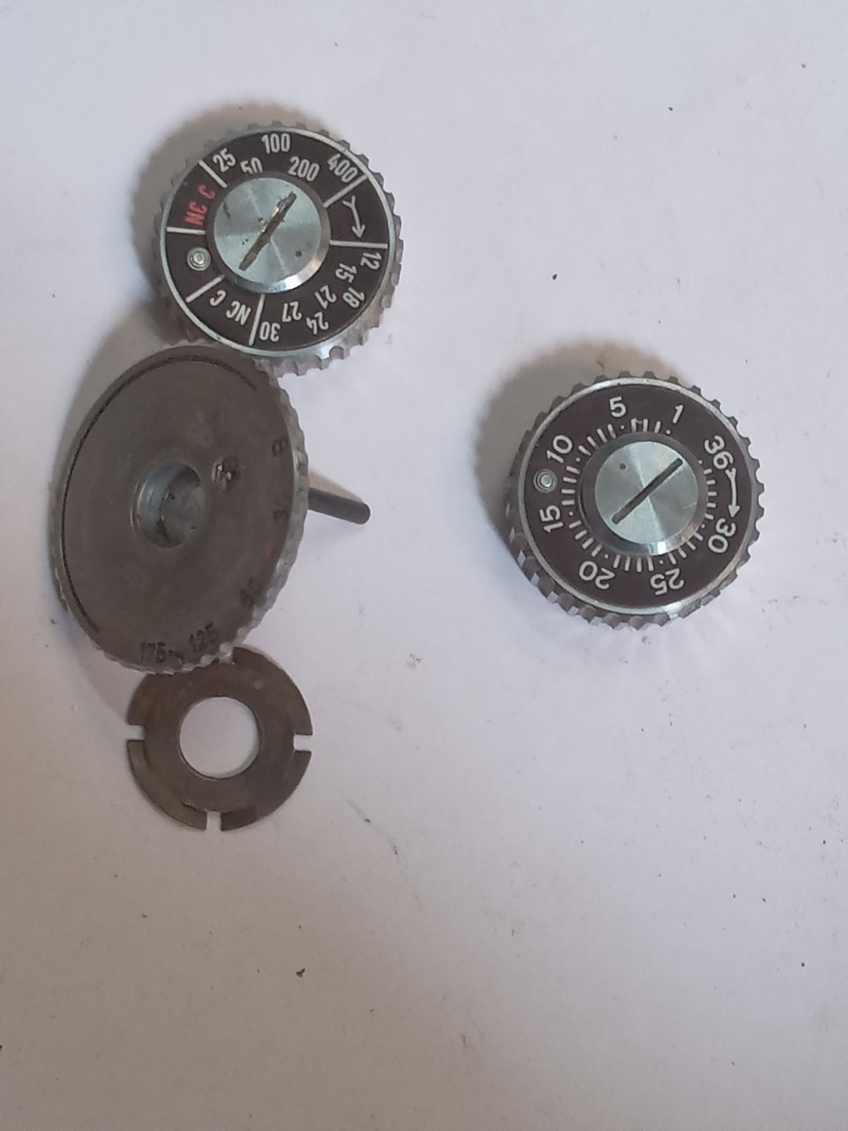 EXA 1 Ihagee Dresden Rewind, Shutter Speed, Film Counter Knob Original Used Part
