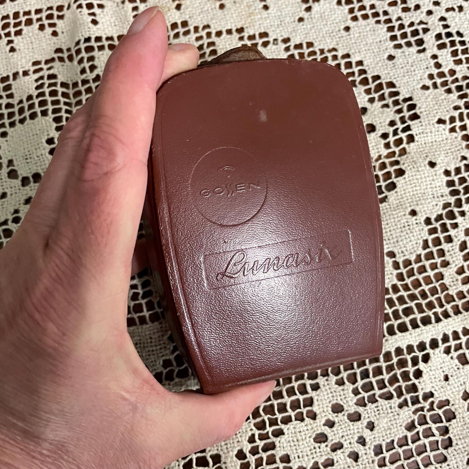Vintage Gossen Lunasic Camera Color Finder Light Meter in Leather Case