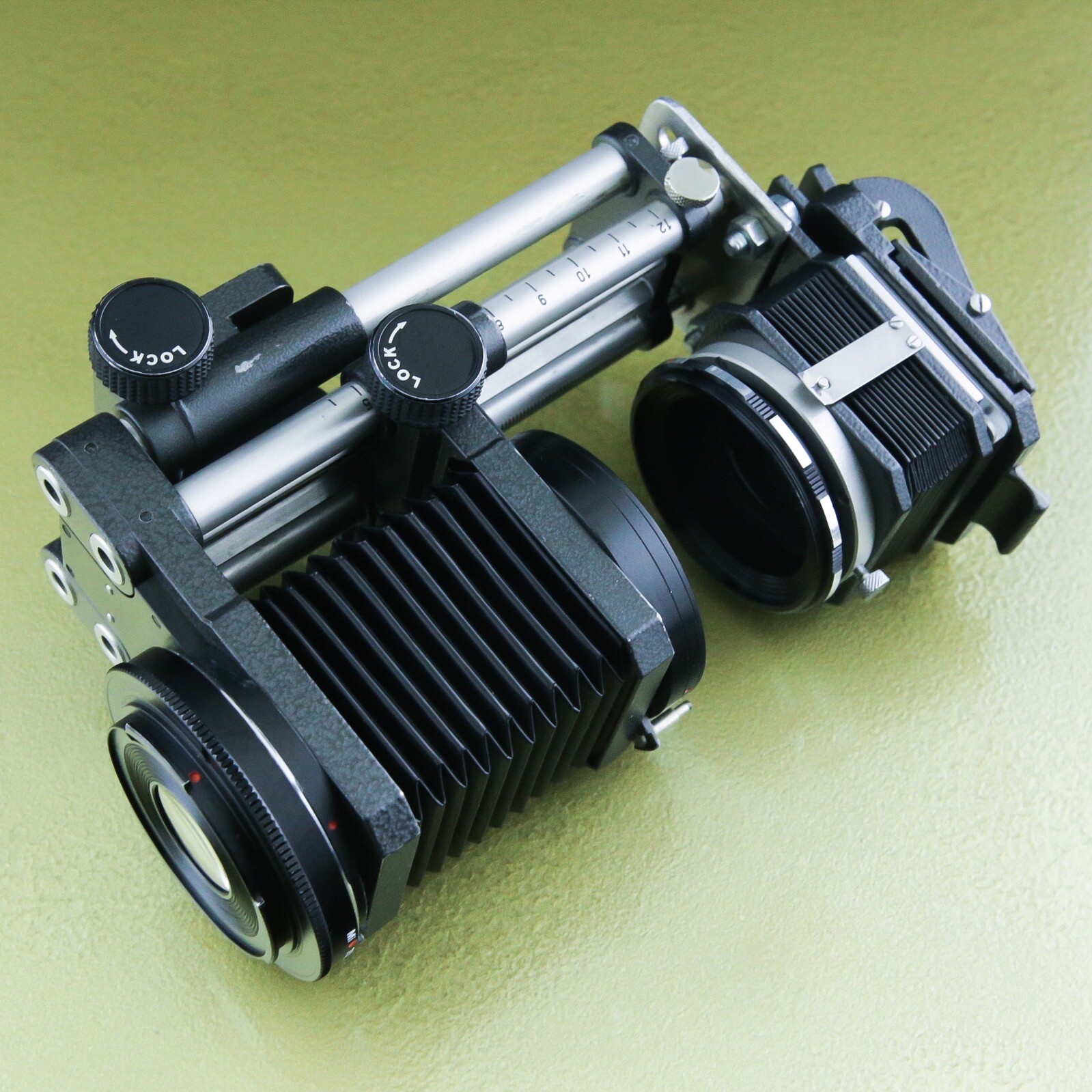 MINOLTA MD NOVOFLEX MACRO DIA SET BELLOWS RAIL RACK TUBES slide ☆☆☆
