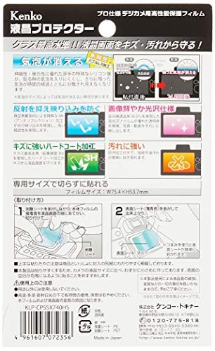 Kenko LCD Protector Film for Canon PowerShot SX740HS/SX730HS