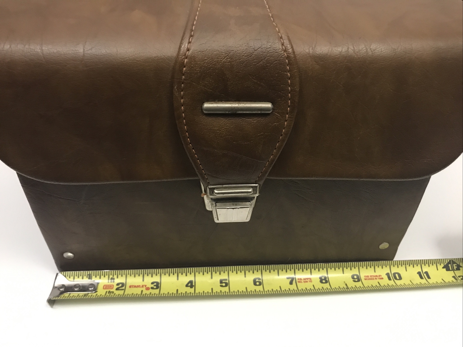 Vintage Coast Brand Model K-11 Brown Leather Material Hard Camera Carrying Case
