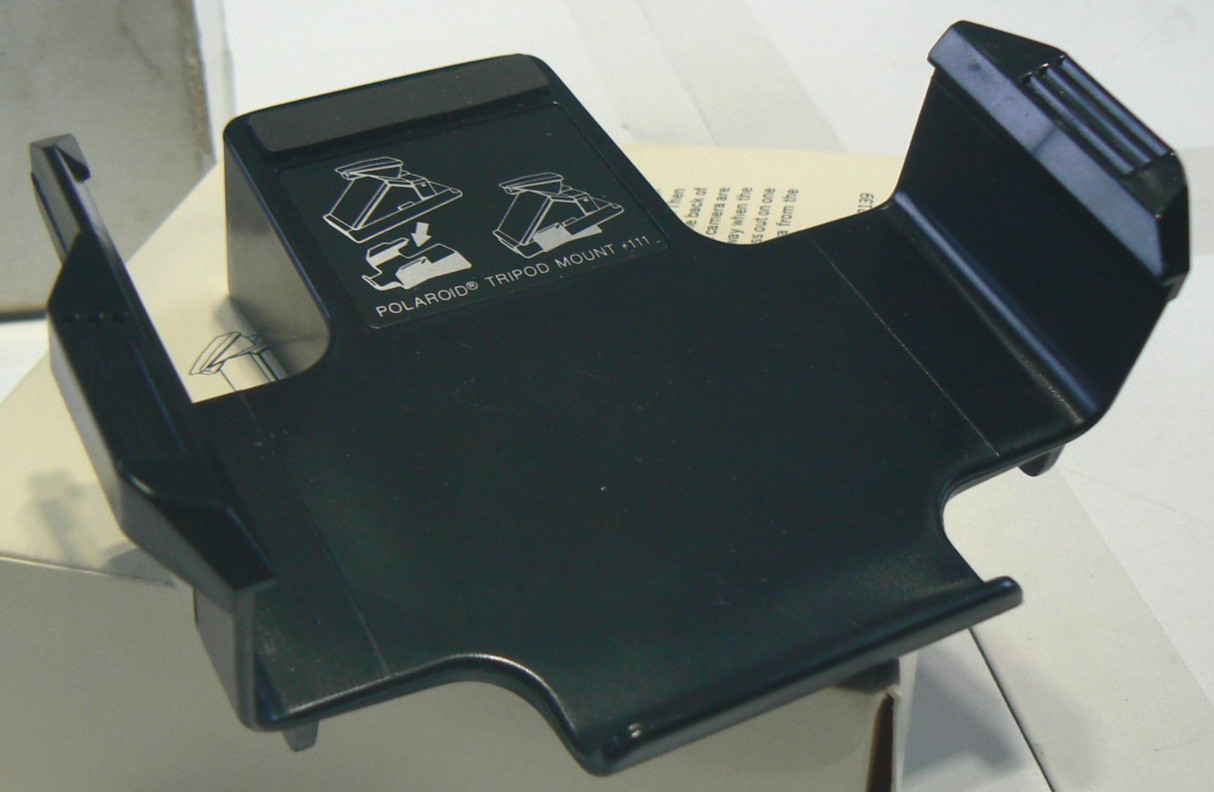 Polaroid SX-70 Camera #111 Tripod Mount +Box & Advertisement Card AA