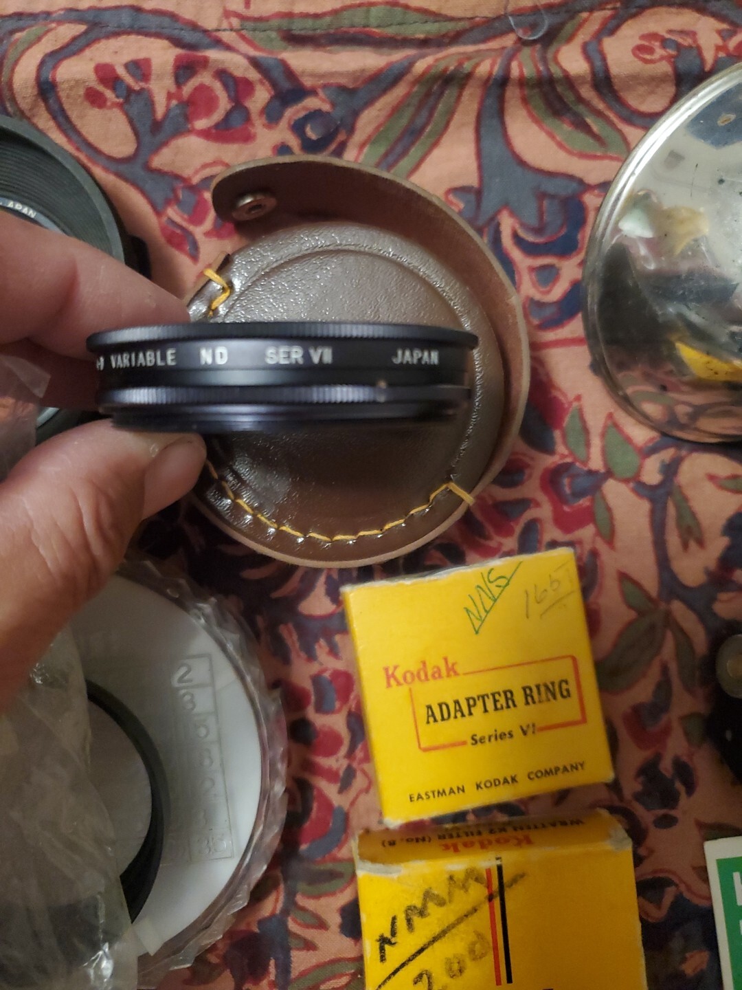 Vintage Photography Camera Lens Accessory Lot Old House Estate