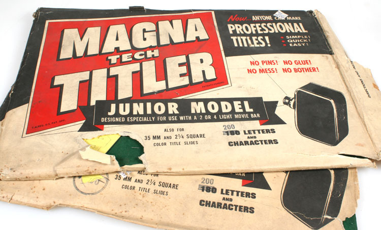 MAGNA TECH TITLER PROFESSIONAL TITLES, VINTAGE SET OF 2
