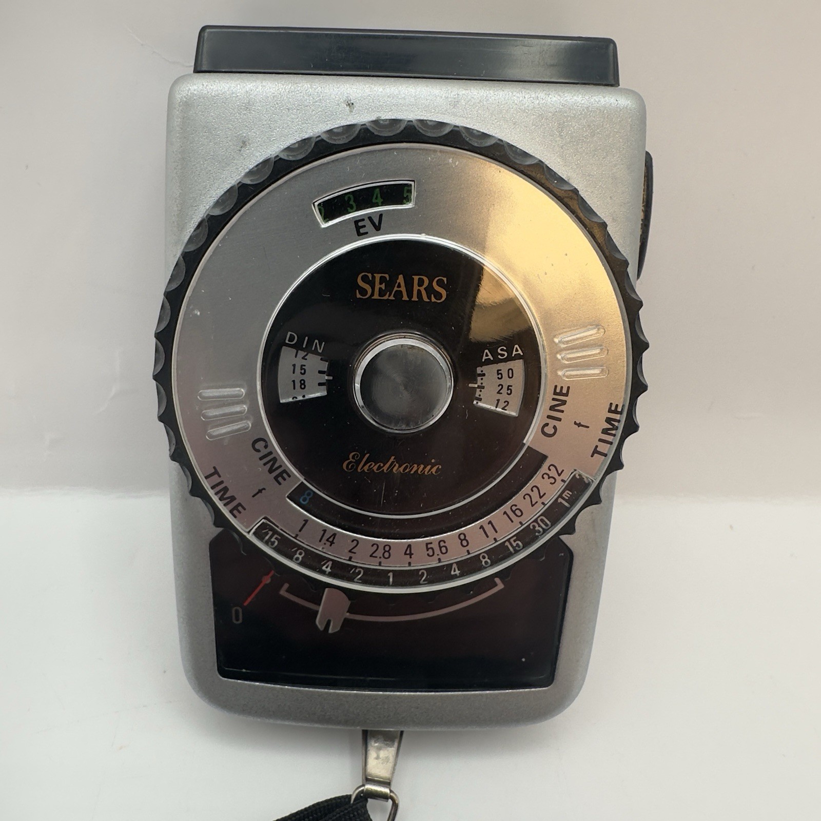Vintage Light Meter Sears Electronic Camera Movie & Photo w/ Leather Case Japan