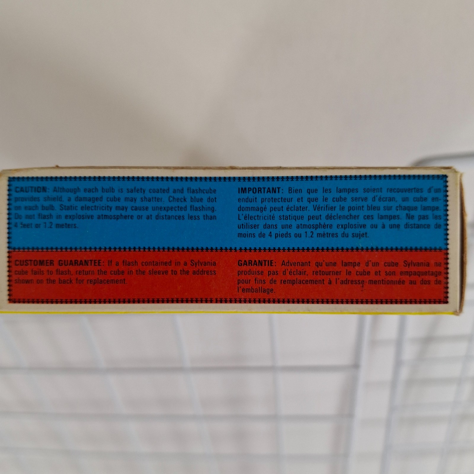 Vintage SYLVANIA Blue Dot Flash Cubes & Magicubes 9 Cubes/36 Flashes OriginalPkg