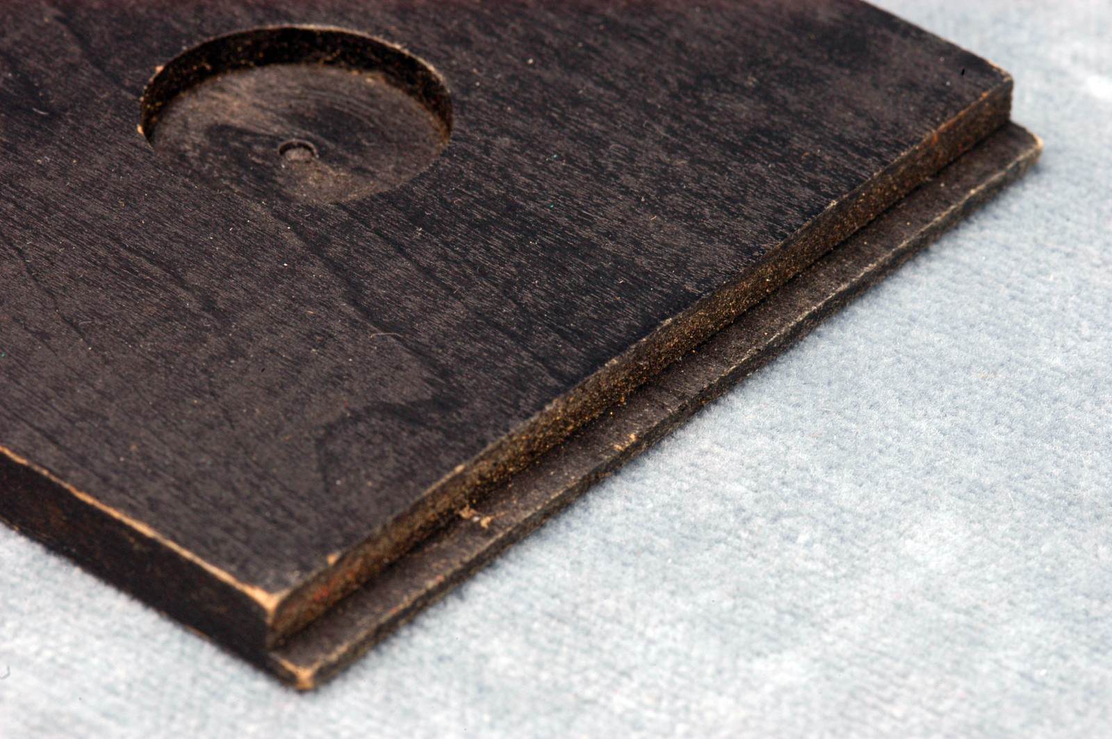 VINTAGE WOODEN STEREO CAMERA UNDRILLED LENS BOARD – FREE USA DELIVERY