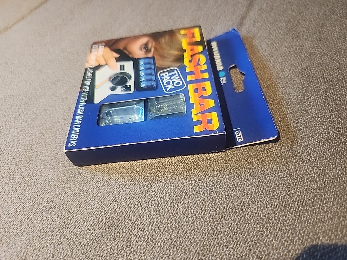 Vintage Sylvania Two Pack Blue Dot Flash Bar 20 Flashes for Camera For Polaroids