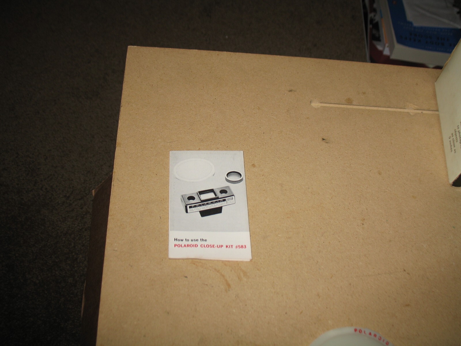 VTG NOS? POLAROID CLOSE UP KIT #583 FOR COLOR PACK CAMERAS