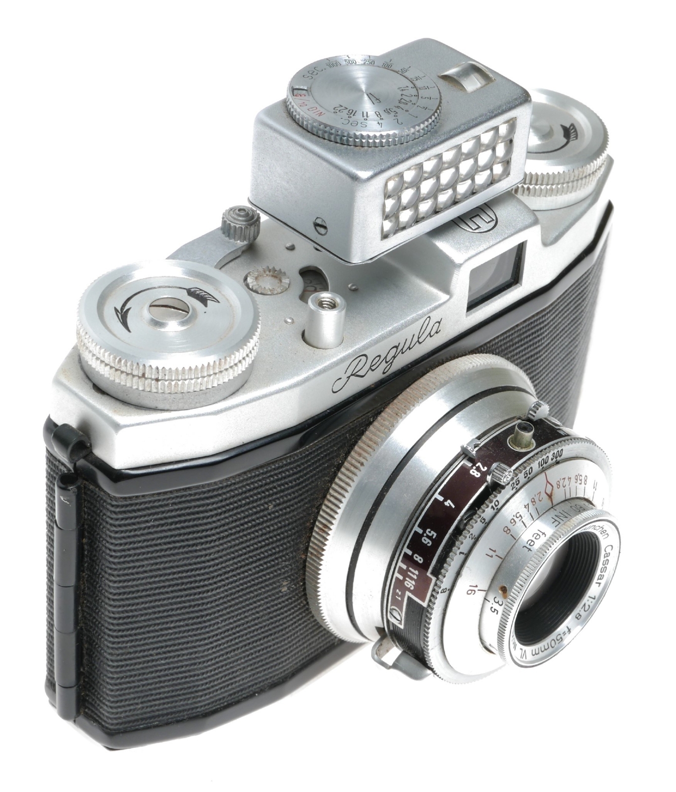 King Regula I-P 35mm Film Camera Steinheil Cassar 1:2.8 f=50mm VL