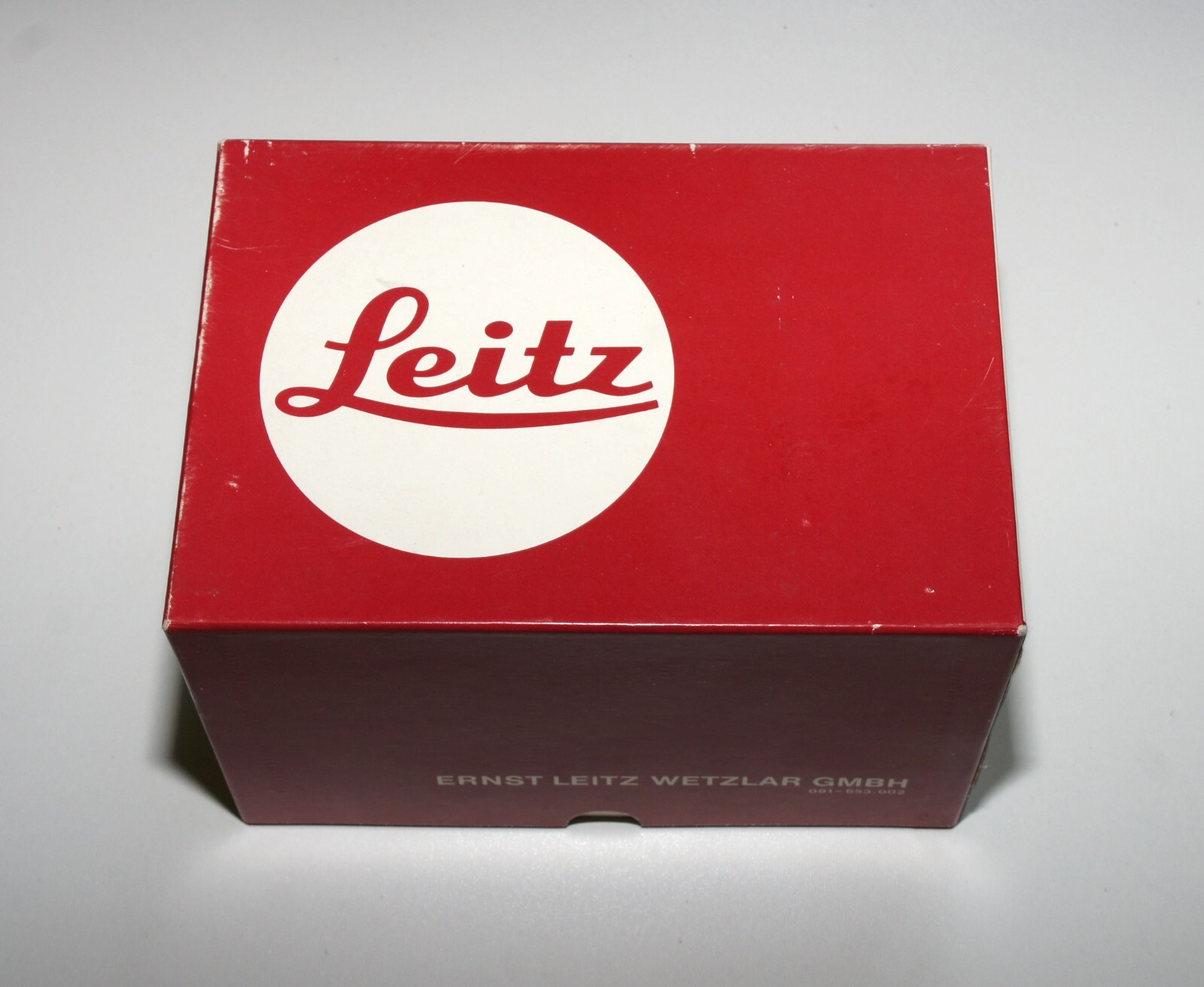 RARE ORIGINAL LEICA LEITZ BOX FROM Super-Elmar-R 15 mm LENS Product code 11213