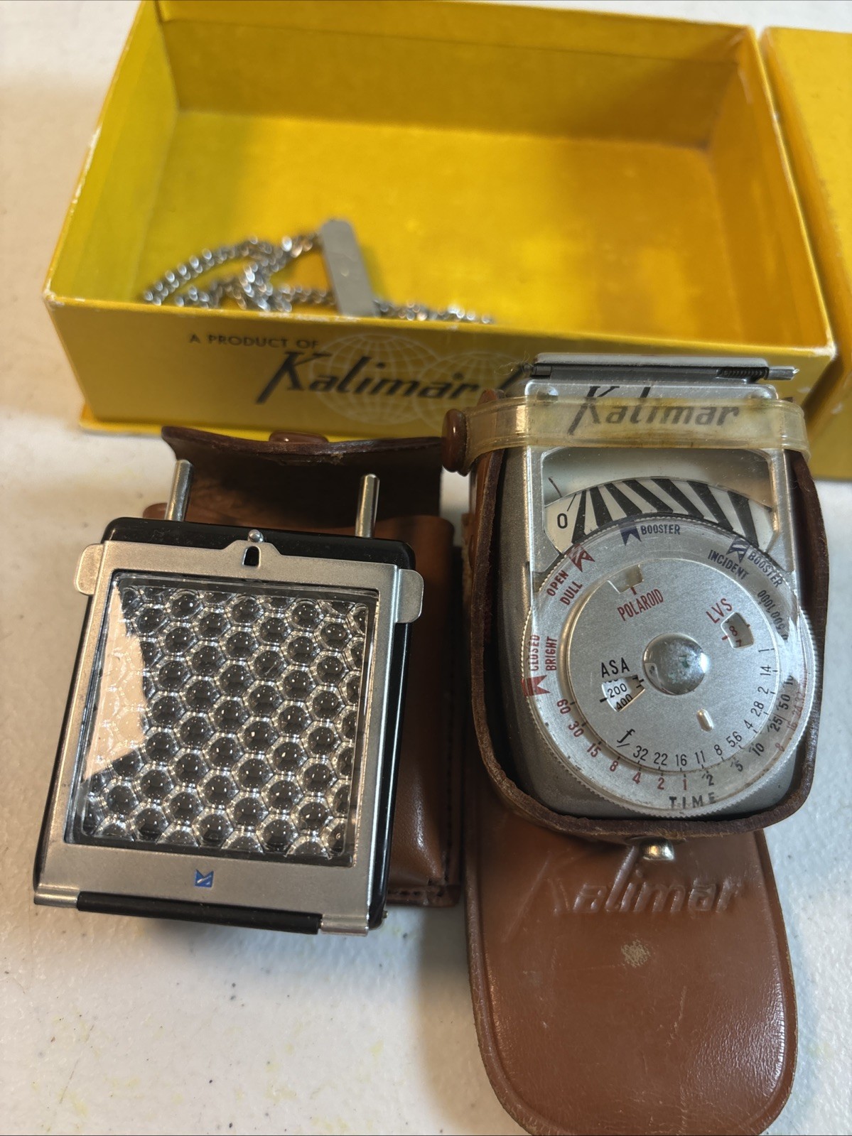 KALIMAR B-1 EXPOSURE METER & BOOSTER KIT W/Original Box VTG