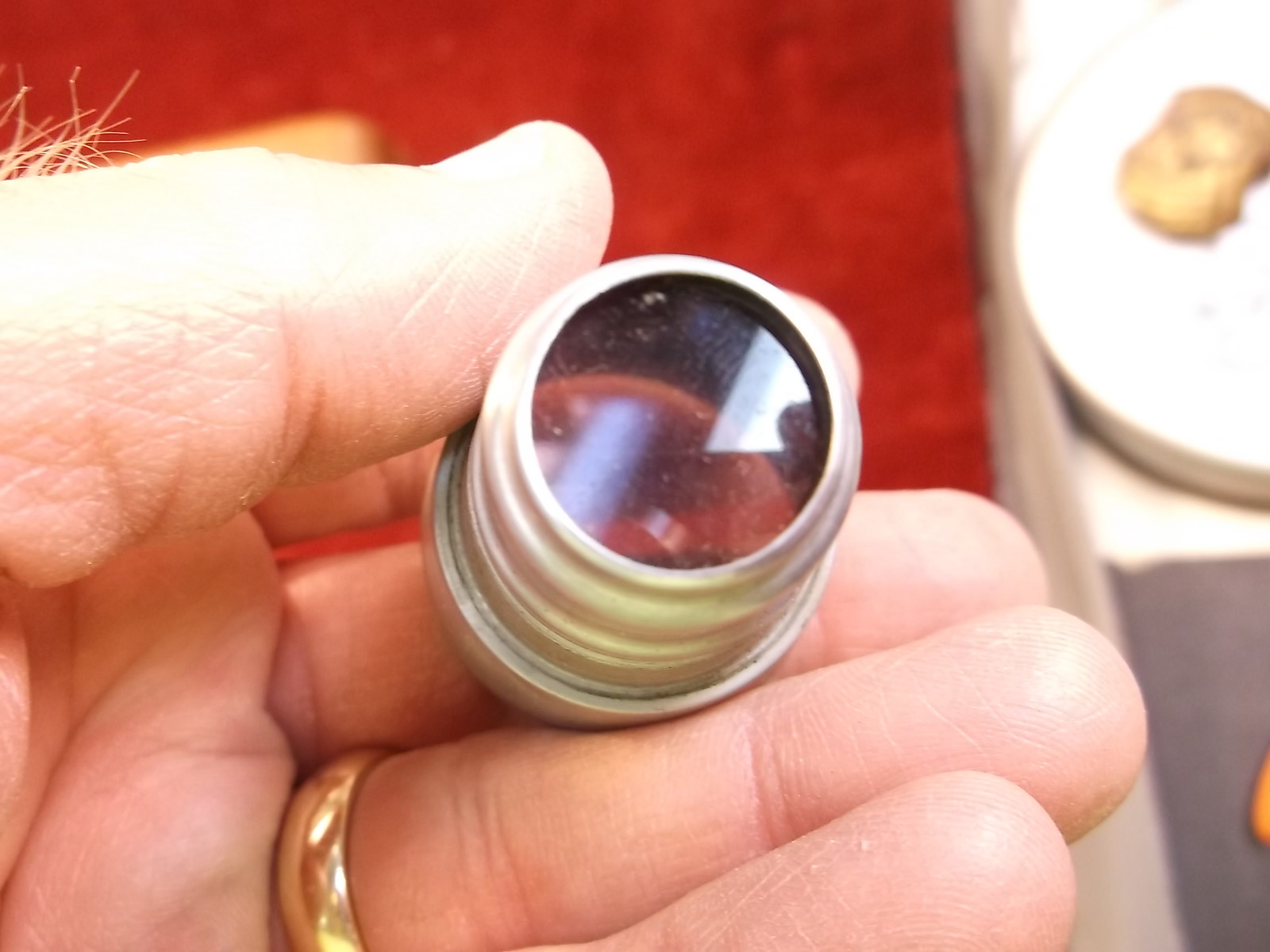#5 of 6, NICE OLDER VTG FILM VIEWER OR SCIENTIFIC ACCESSORY, WIDE ANGLE USA LENS