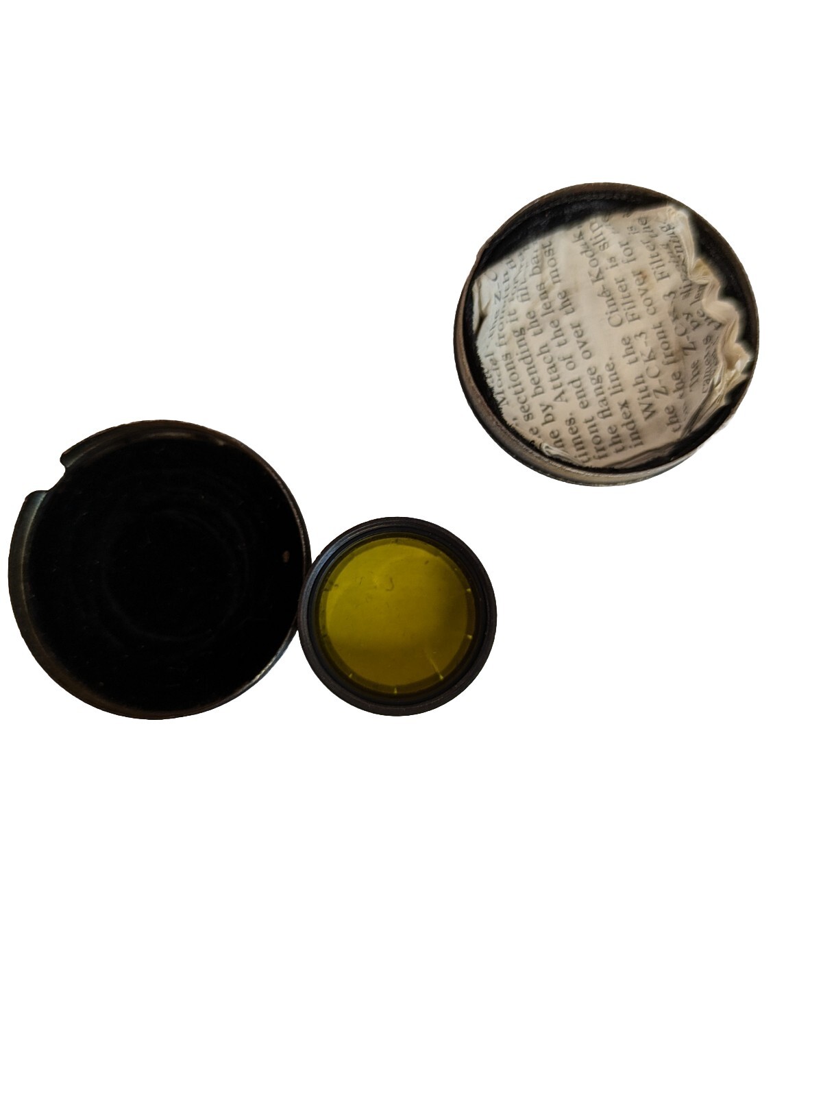 Vintage KODAK Tiffen FILTERS Lens ADAPTER RINGS Plastic Cases Boxes