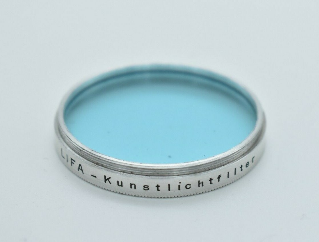 Vintage Lifa Germany Kunstlichtfllter Blue Filter