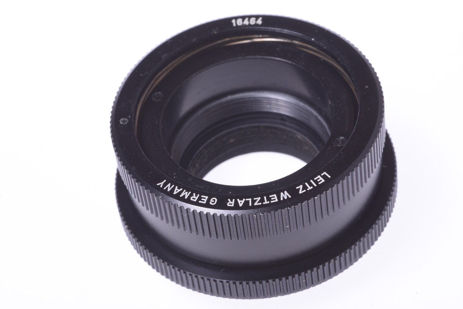 ✅ LEICA M FOCUS MOUNT BLACK CLOSE-UP MACRO OTZFO 16464 LENS HEADS ON VISOFLEX M