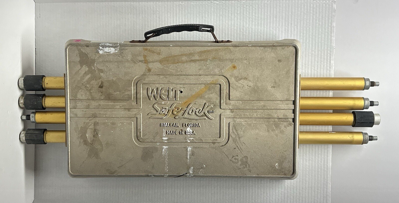 Vtg Welt Safe-Lock Aluminum Professional Project-O-Stand Projector Table USA