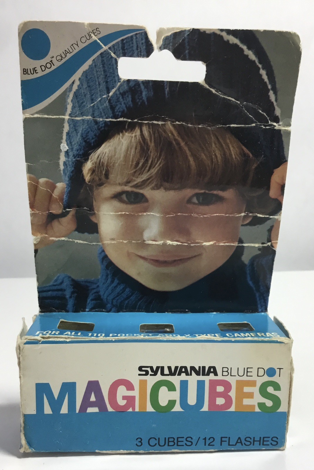 Vtg Sylvania Magic Cubes Blue,15 Total Boxes,45 Cubes,180 Flashes Avail, Unused