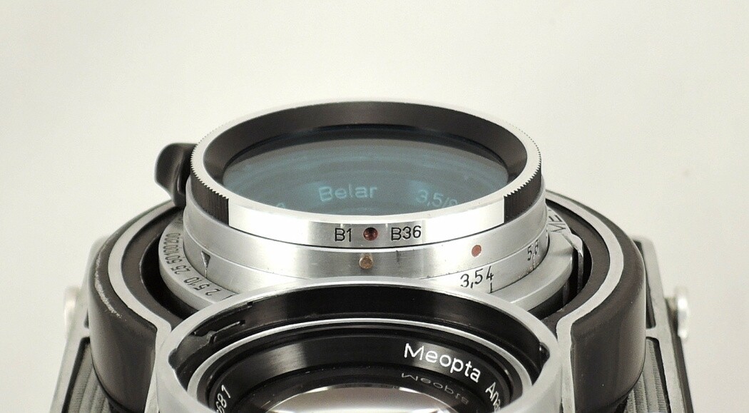 Flexaret MEOPTA B1 B36 Blue Filter Czechoslovakia Genuine Accessories Bayonet
